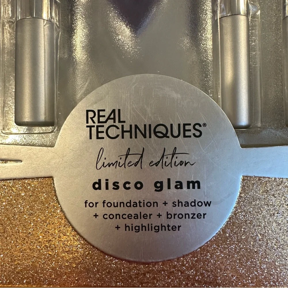 Limited edition Disco glam Real techniques Makeup brushes gift set